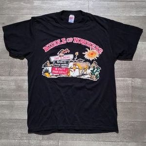 Vintage 80s Camp Blending Middle Of Nowhere Tshirt